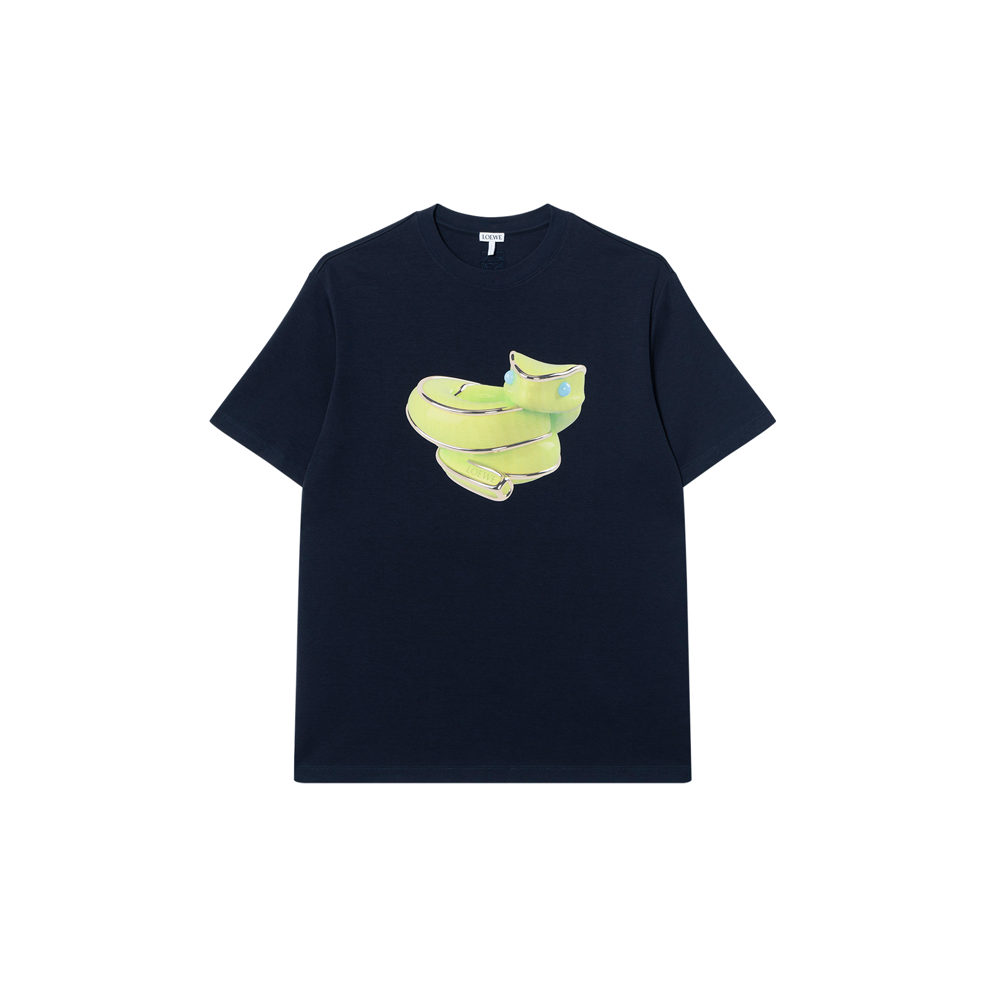 Kaos Pendek LOEWE dengan Motif Gambar/Cetak, Cocok untuk Pria dan Wanita -LE-13