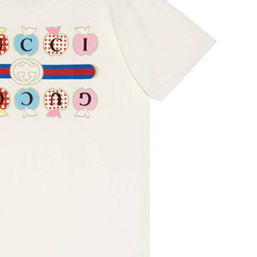 GUCCI Kaos Logo Seri Huruf, Unisex, COD '"    '"  G-32