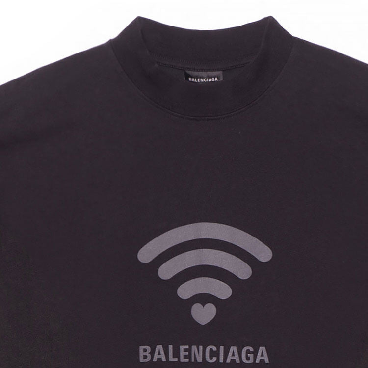 Kaos Pendek Balenciaga dengan Motif Gambar/Cetak, Cocok untuk Pria dan Wanita -BL-26