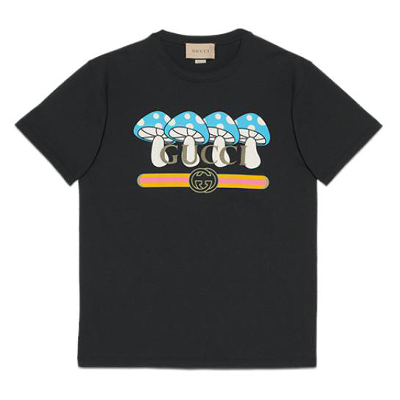 GUCCI Kaos Logo Seri Huruf, Unisex, COD '"   G-91