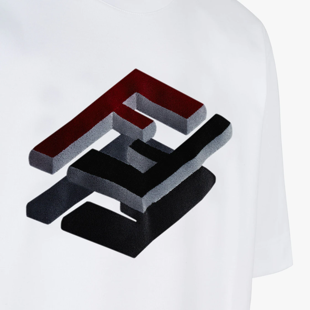 Kaos Pendek FENDI dengan Motif Gambar/Cetak, Cocok untuk Pria dan WanitaF-11