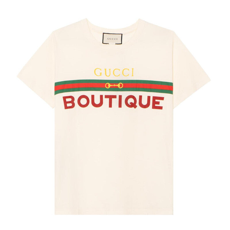 GUCCI Kaos Logo Seri Huruf, Unisex, COD '"    '"  G-38