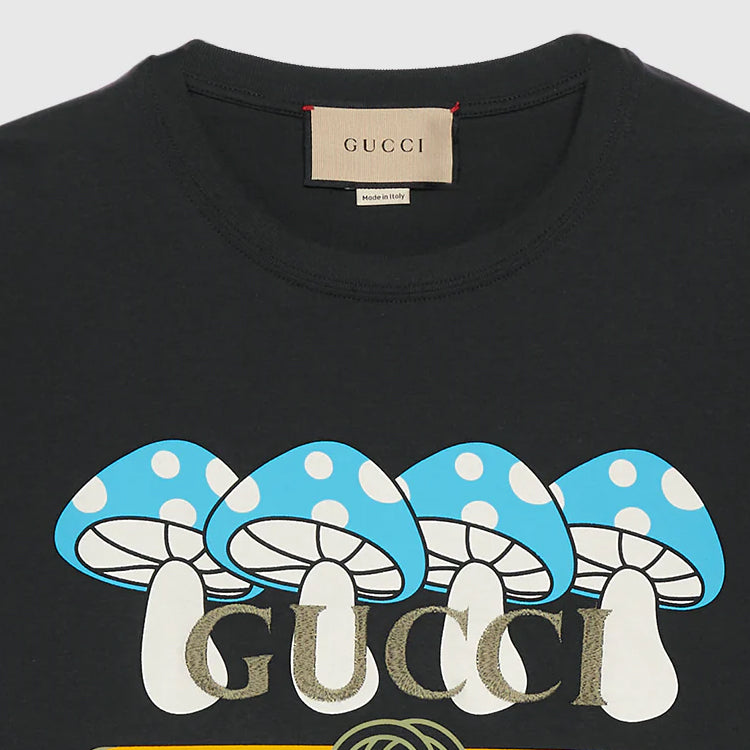 GUCCI Kaos Logo Seri Huruf, Unisex, COD '"   G-91