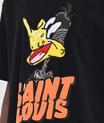 LV Kaos Logo Seri Huruf, Unisex, COD '-L-28