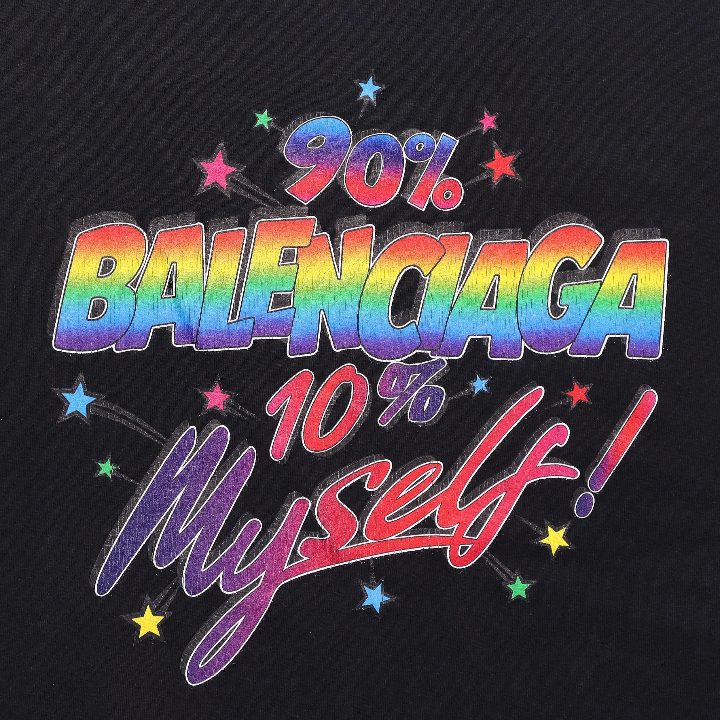 Kaos Pendek Balenciaga dengan Motif Gambar/Cetak, Cocok untuk Pria dan Wanita -BL-05