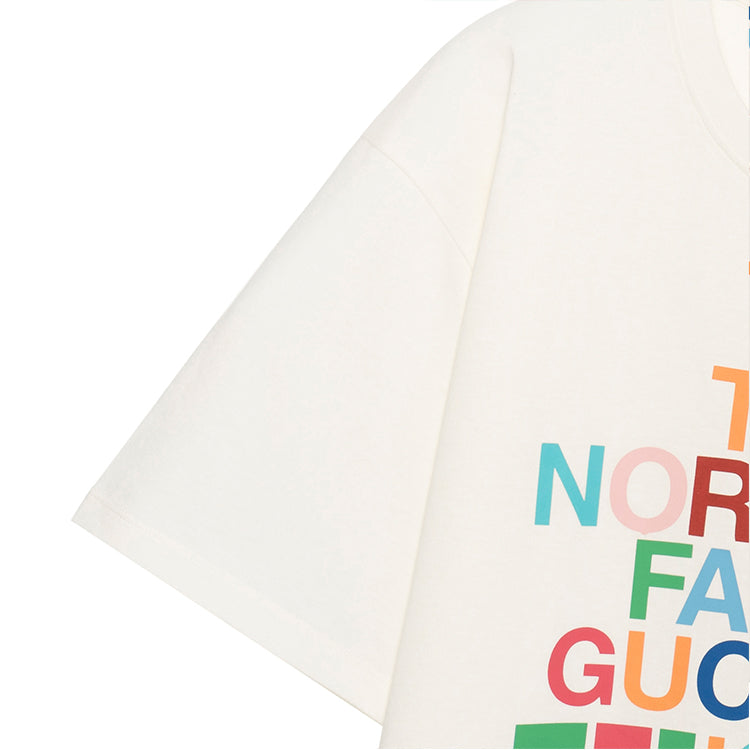 GUCCI Kaos Logo Seri Huruf, Unisex, COD '"   G-75