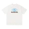 BALENCIAGA Kaos Logo Seri Huruf, Unisex '"COD '"  BA-9