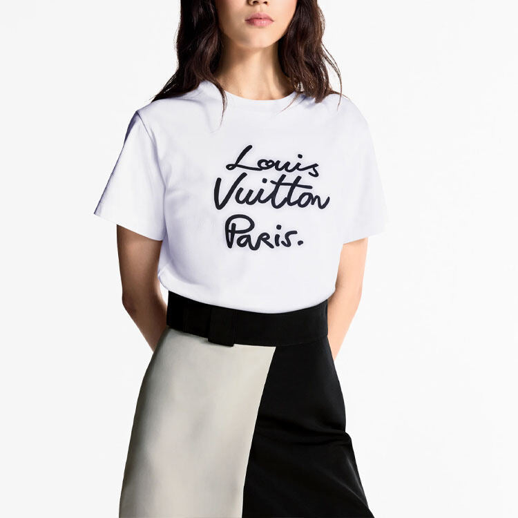 LV Kaos Logo Seri Huruf, Unisex, COD '-L-03