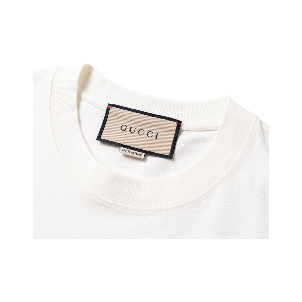 GUCCI Kaos Logo Seri Huruf, Unisex, COD '"   G-74