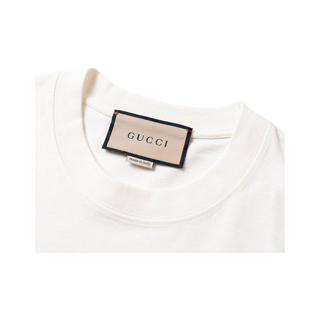 GUCCI Kaos Logo Seri Huruf, Unisex, COD '"   G-74