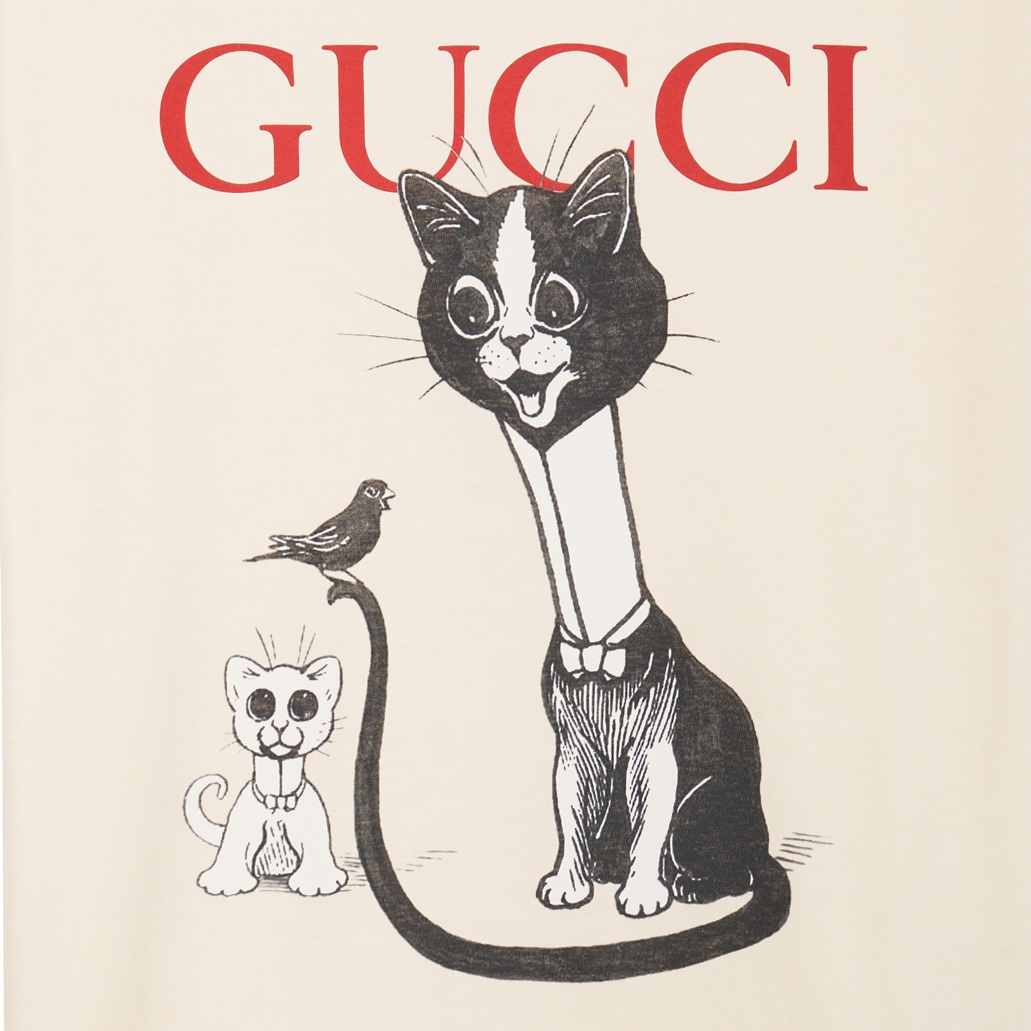 GUCCI Kaos Logo Seri Huruf, Unisex, COD '"    '"  G-36