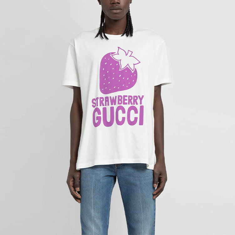 GUCCI Kaos Logo Seri Huruf, Unisex, COD '"  G-80