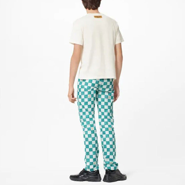 LV Kaos Logo Seri Huruf, Unisex, COD '-L-12