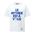 LV Kaos Logo Seri Huruf, Unisex, COD '-L-07