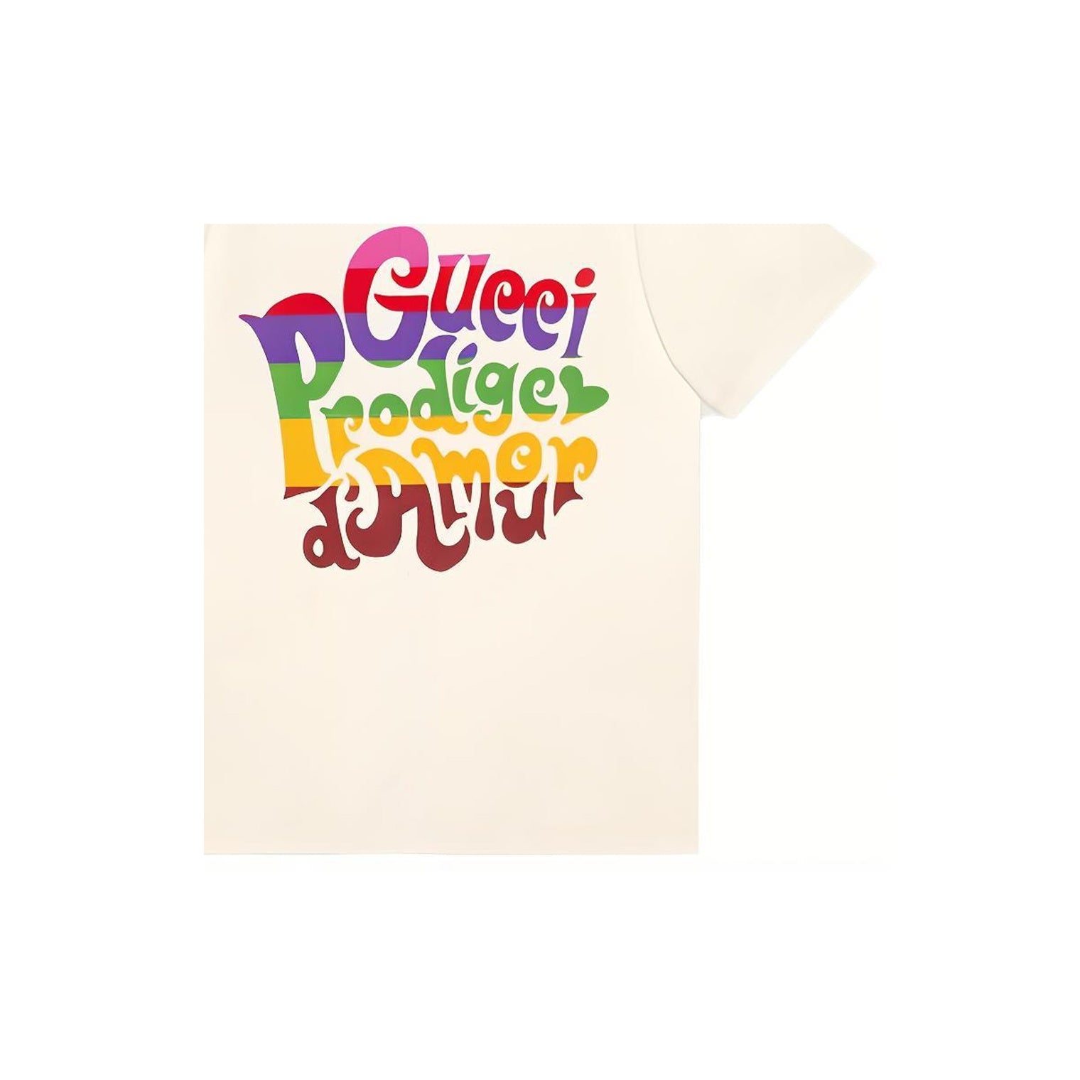 GUCCI Kaos Logo Seri Huruf, Unisex, COD '"   G-88