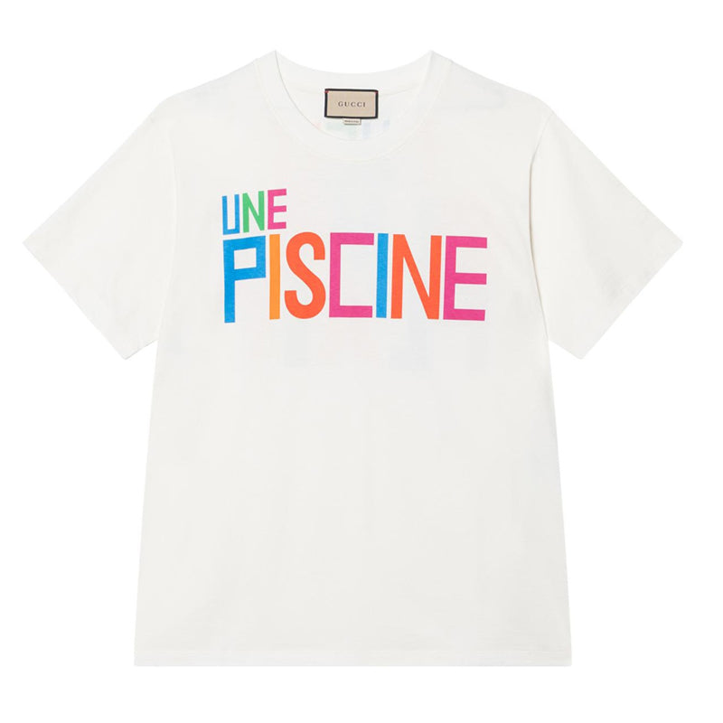 GUCCI Kaos Logo Seri Huruf, Unisex, COD '"  G-105