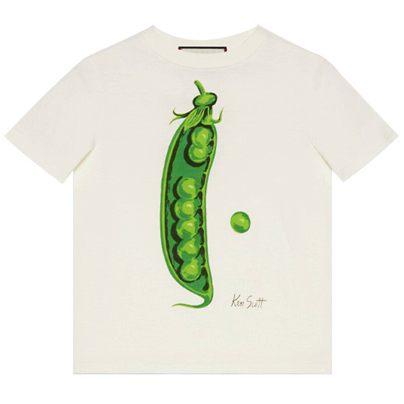 GUCCI Kaos Logo Seri Huruf, Unisex, COD '"   G-101