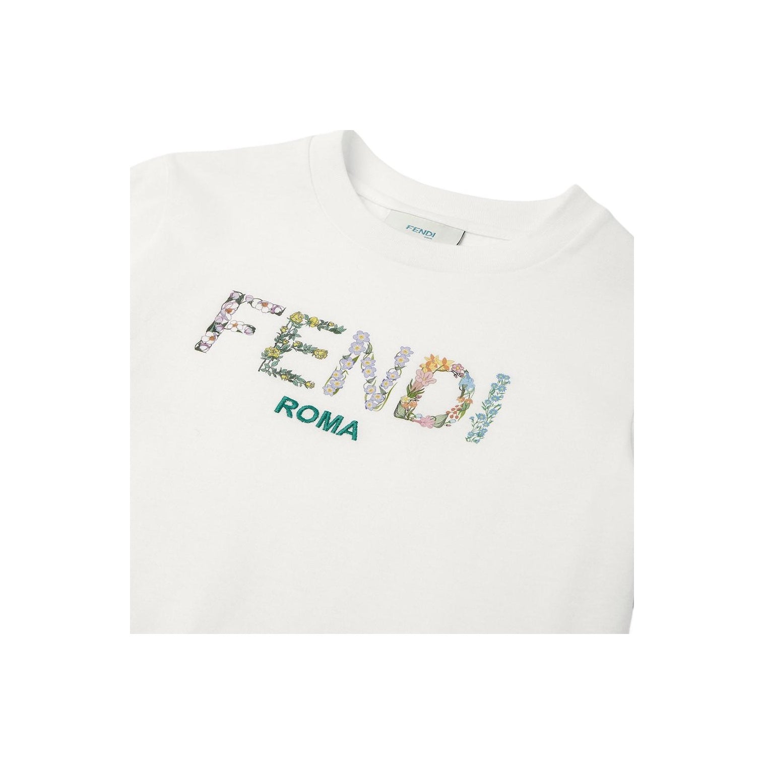 Kaos Pendek FENDI dengan Motif Gambar/Cetak, Cocok untuk Pria dan WanitaF-30
