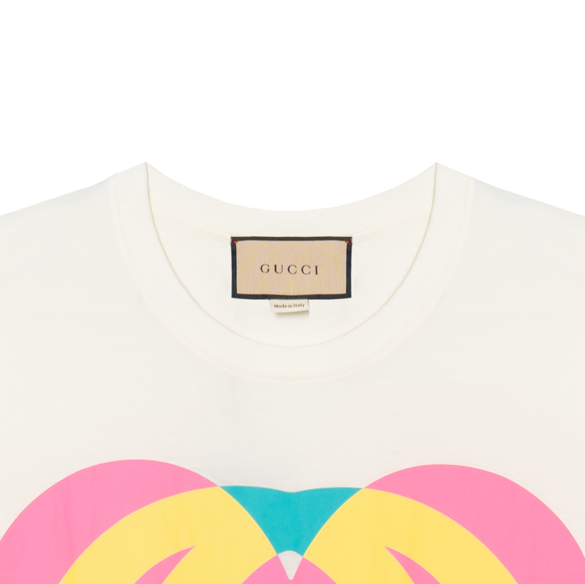 GUCCI Kaos Logo Seri Huruf, Unisex, COD '"   G-71