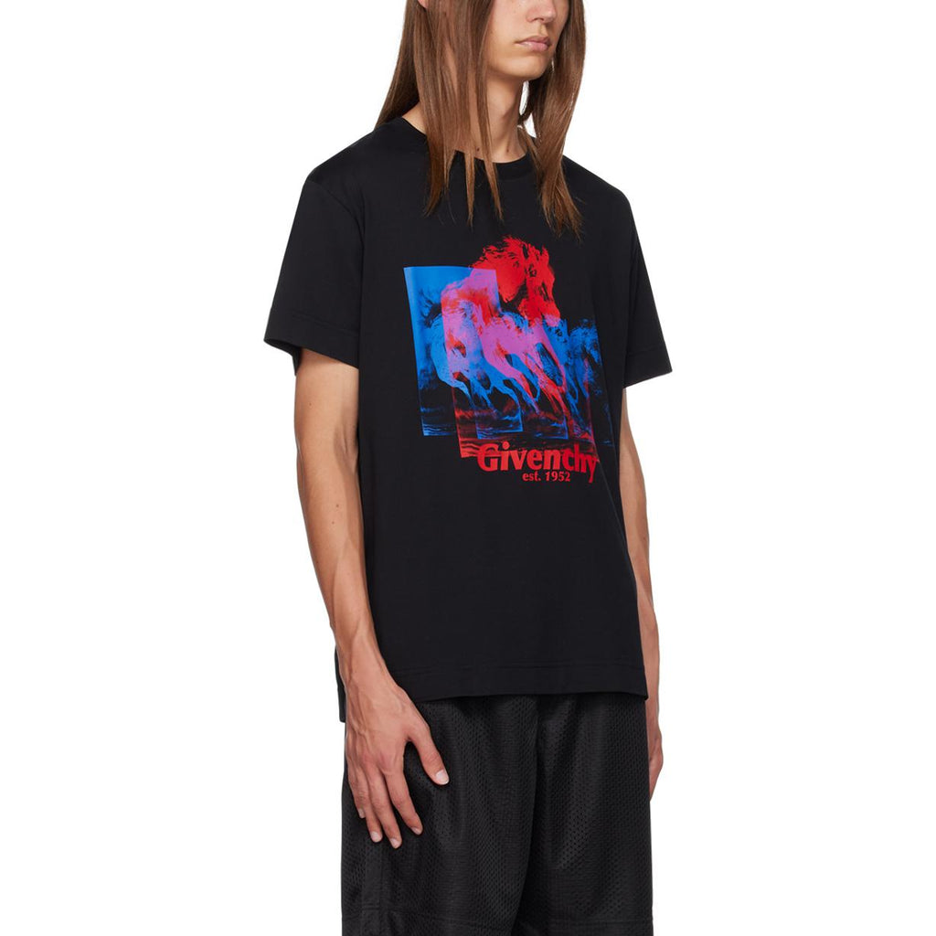 Kaos Givenchy Bermotif, Unisex -J-14