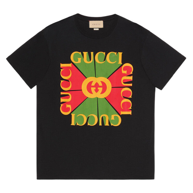 GUCCI Kaos Logo Seri Huruf, Unisex, COD '"    '"  G-55
