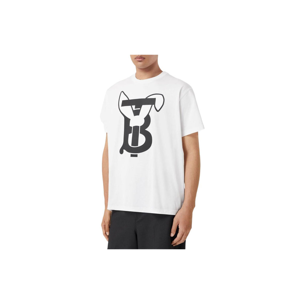 Burberry Kaos Logo Seri Huruf, Unisex, COD '"B-55