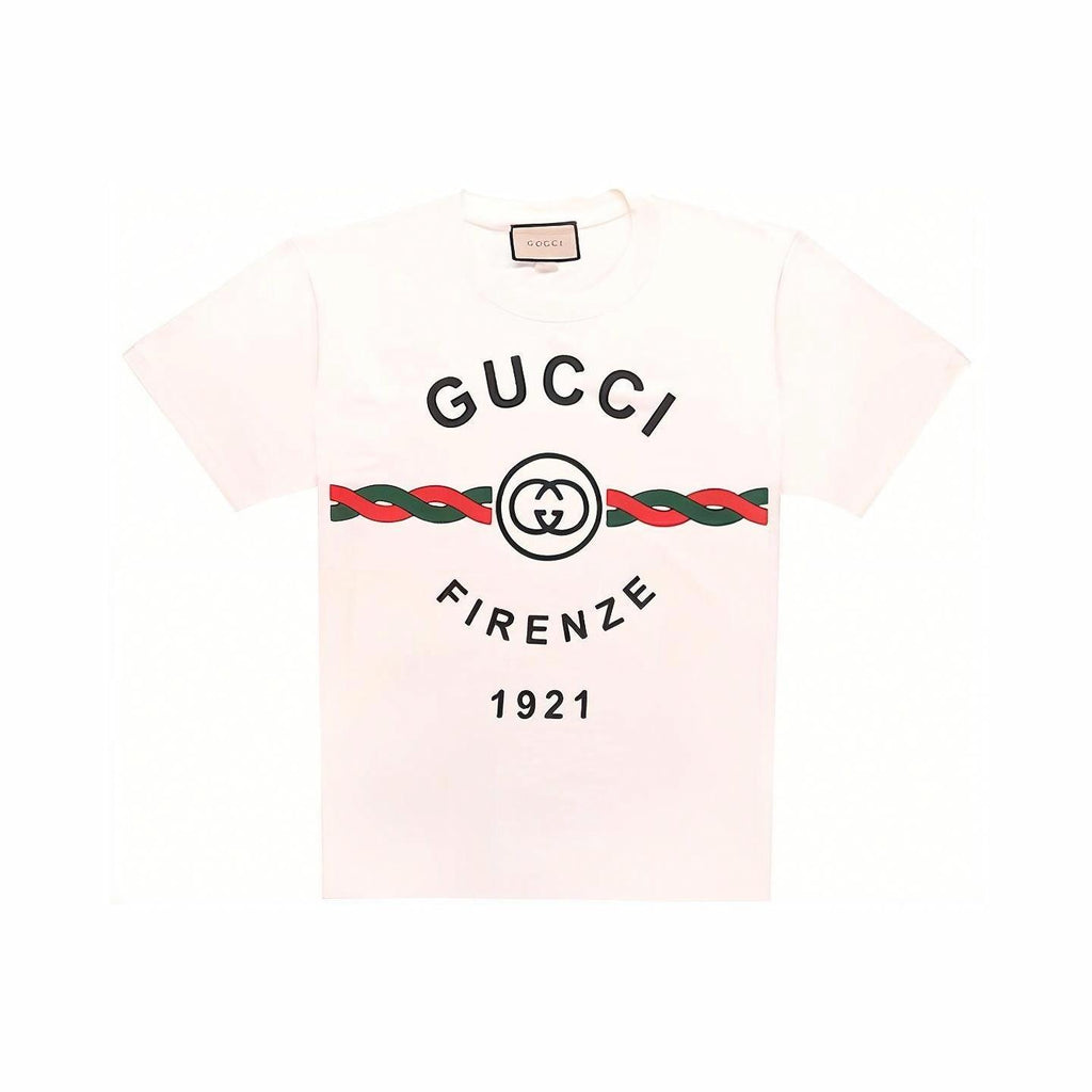 GUCCI Kaos Logo Seri Huruf, Unisex, COD '"    '"  G-33