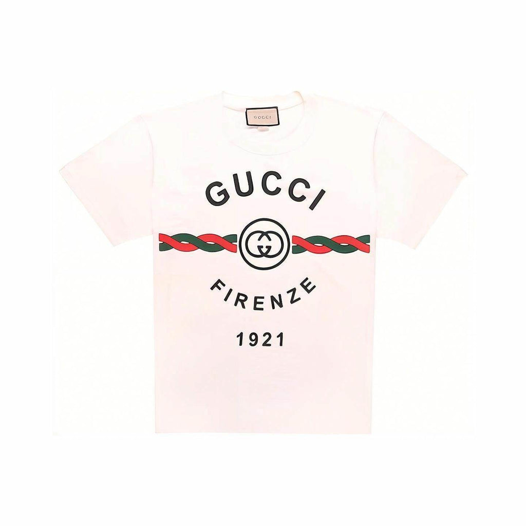 GUCCI Kaos Logo Seri Huruf, Unisex, COD '"    '"  G-33