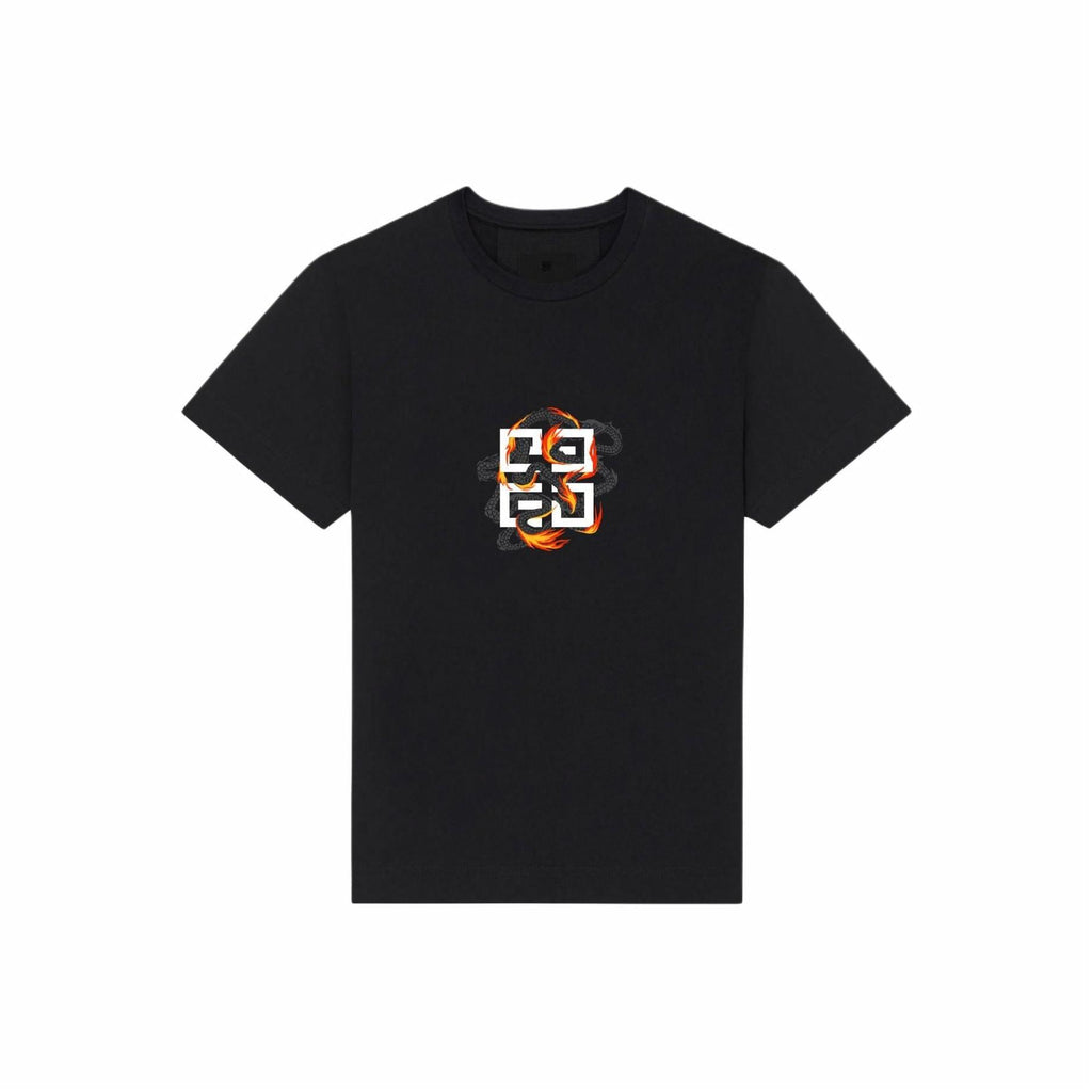 Kaos Givenchy Bermotif, Unisex -J-20