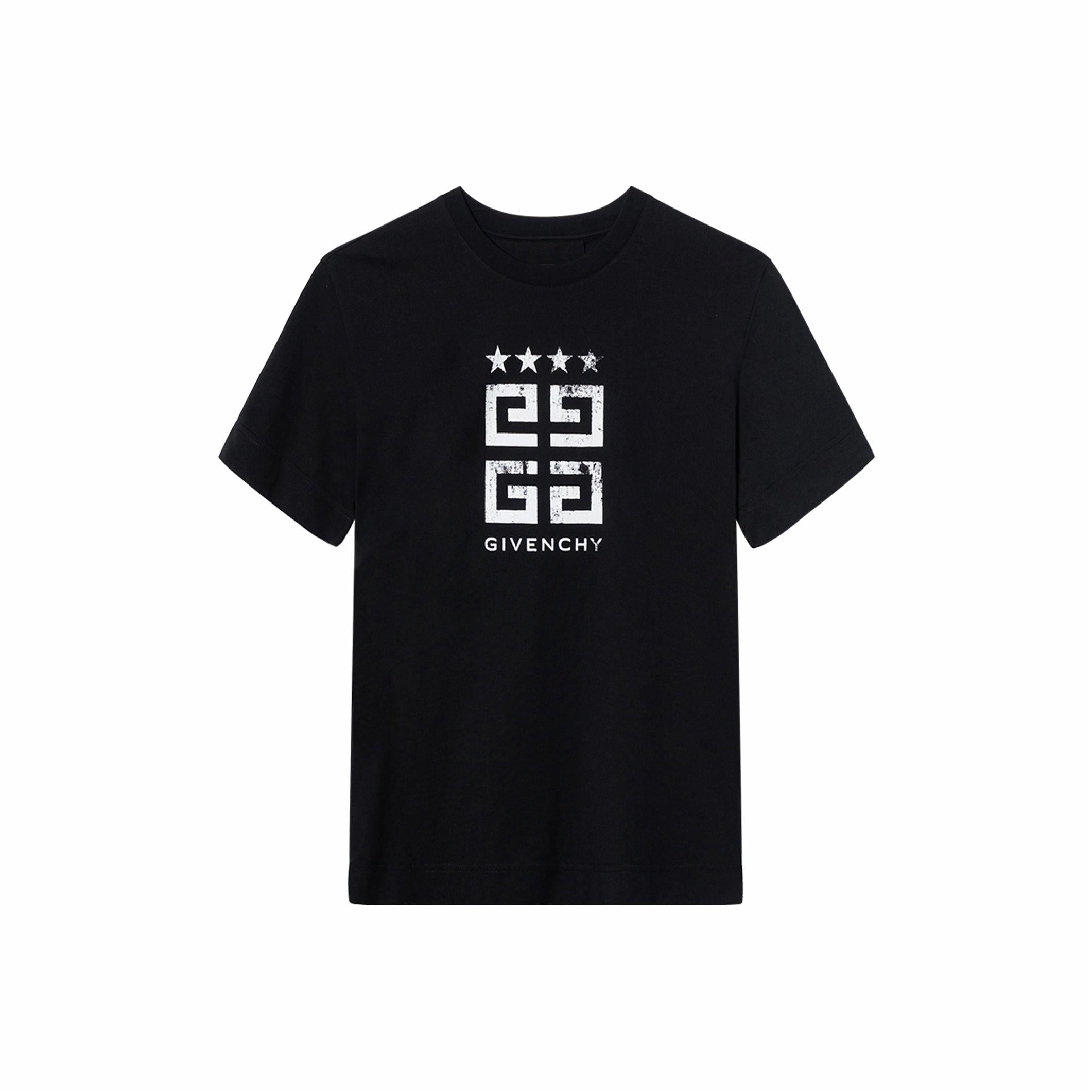 Kaos Givenchy Bermotif, Unisex -J-03