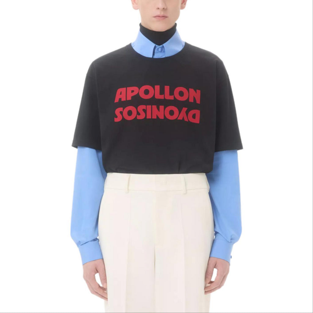 Kaos Pendek LOEWE dengan Motif Gambar/Cetak, Cocok untuk Pria dan Wanita -LE-26