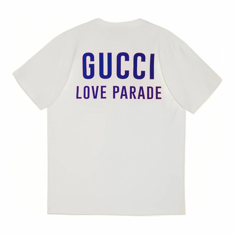 GUCCI Kaos Logo Seri Huruf, Unisex, COD '"   G-99