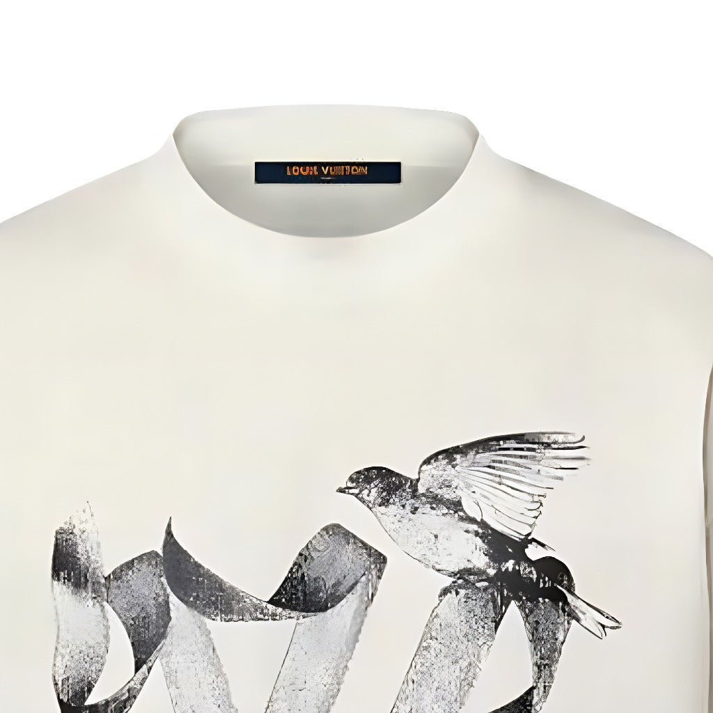 LV Kaos Logo Seri Huruf, Unisex, COD '-L-06