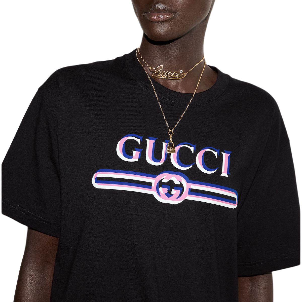GUCCI Kaos Logo Seri Huruf, Unisex, COD '"    '"  G-25