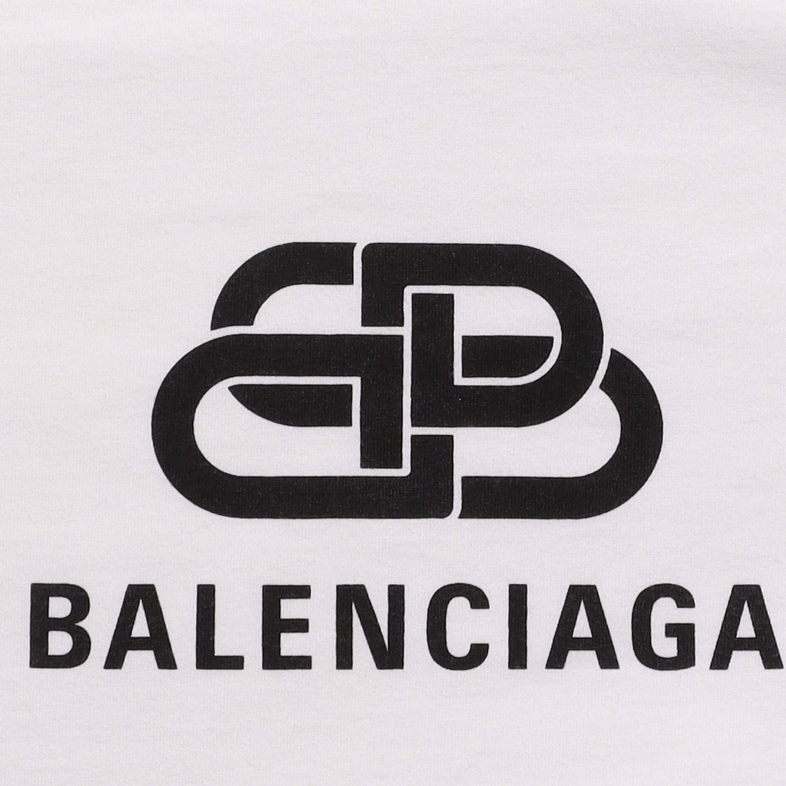 Kaos Pendek Balenciaga dengan Motif Gambar/Cetak, Cocok untuk Pria dan Wanita -BL-24