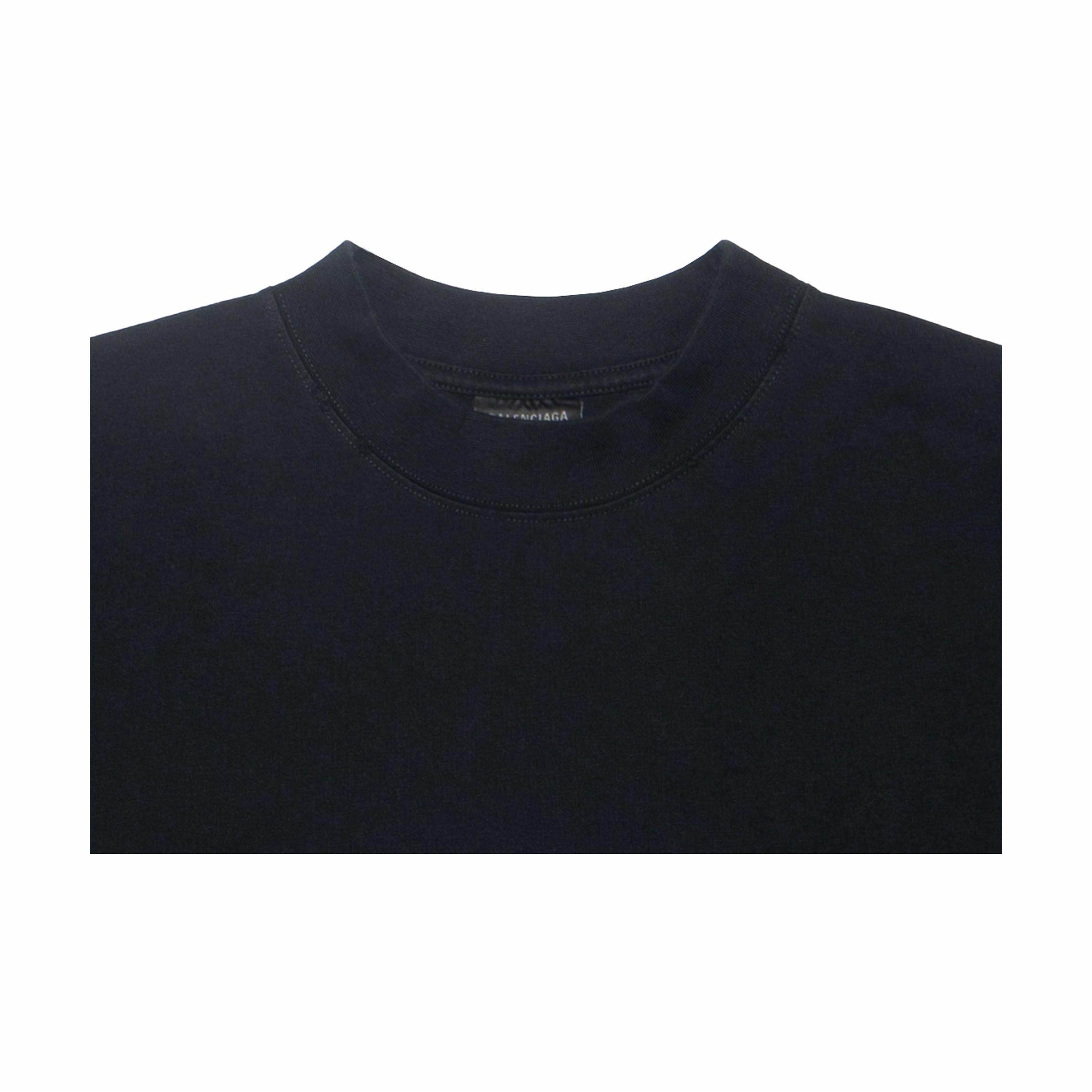 Kaos Pendek Balenciaga dengan Motif Gambar/Cetak, Cocok untuk Pria dan Wanita -BL-21