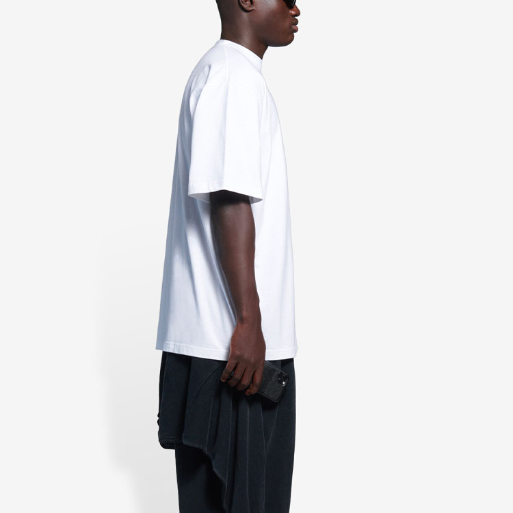 Kaos Pendek Balenciaga dengan Motif Gambar/Cetak, Cocok untuk Pria dan Wanita -BL-47