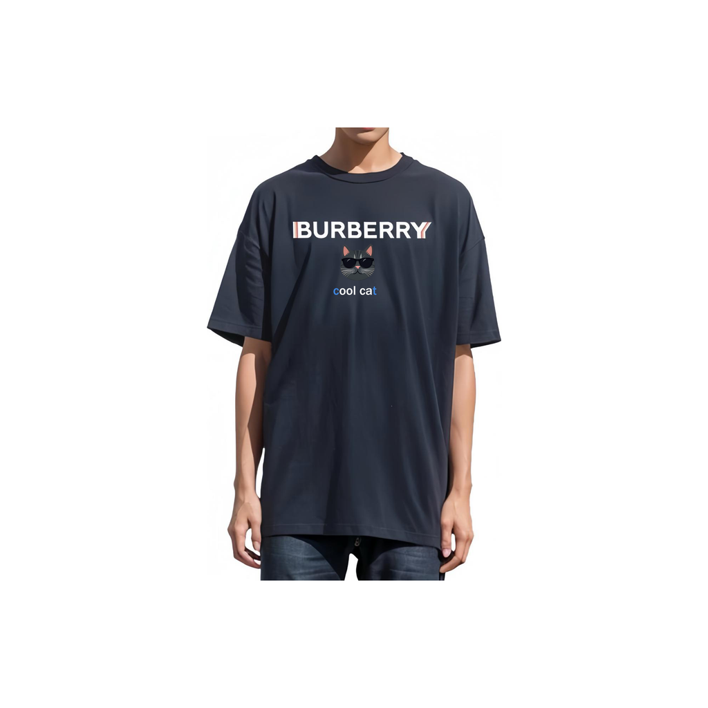 Burberry Kaos Logo Seri Huruf, Unisex, COD '"B-20