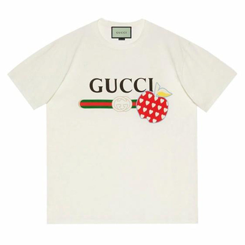 GUCCI Kaos Logo Seri Huruf, Unisex, COD '"    '"  G-23