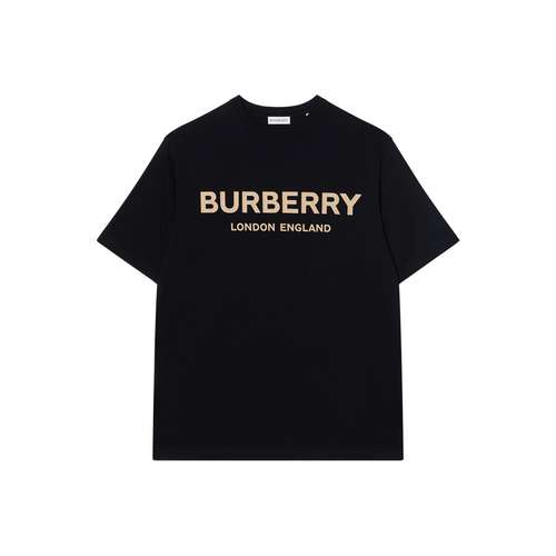 Burberry Kaos Logo Seri Huruf, Unisex, COD '"B-02