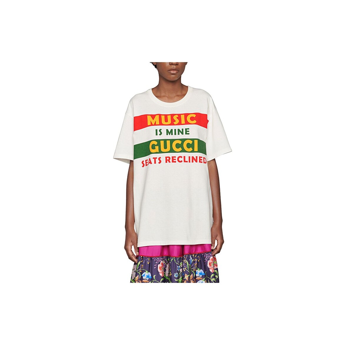 GUCCI Kaos Logo Seri Huruf, Unisex, COD" G-59