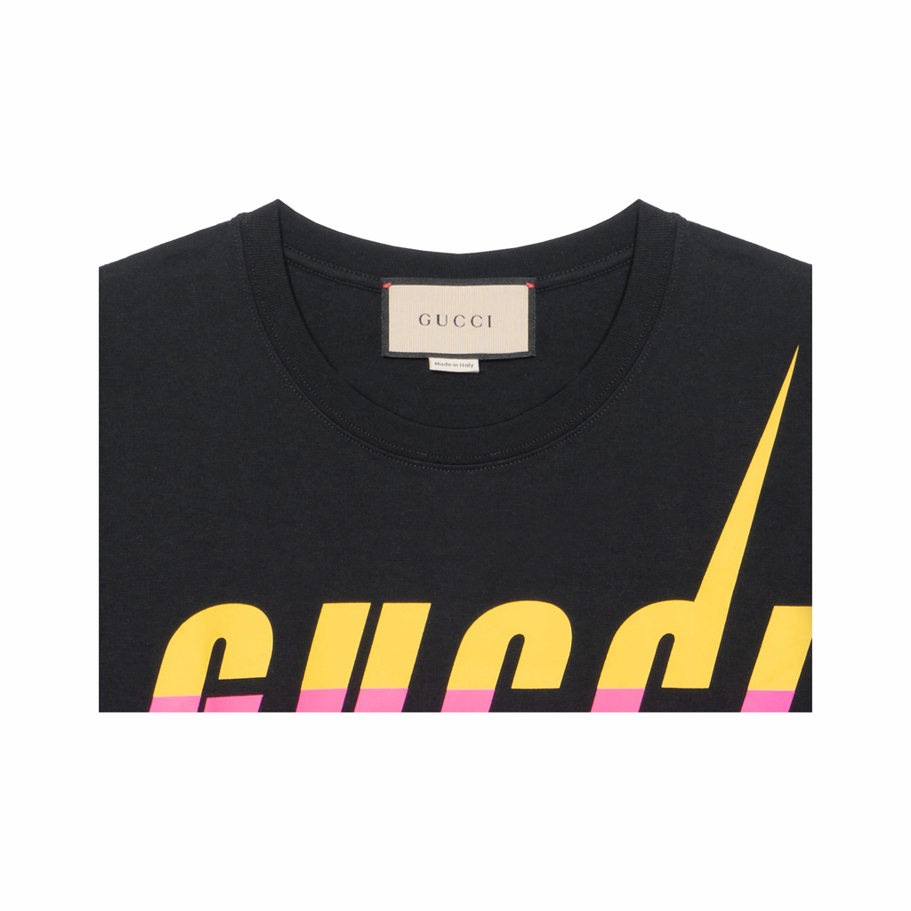 GUCCI Kaos Logo Seri Huruf, Unisex, COD '"    '"  G-14
