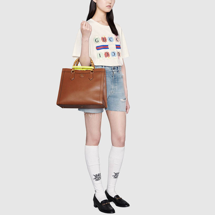 GUCCI Kaos Logo Seri Huruf, Unisex, COD '"    '"  G-32