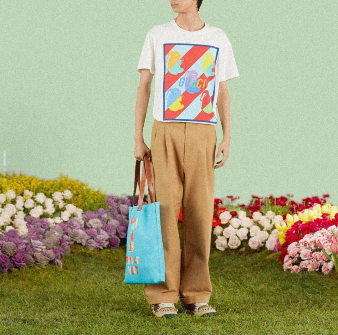 GUCCI Kaos Oversize Original - Kualitas Terbaik, Unisex, COD '" GU-1