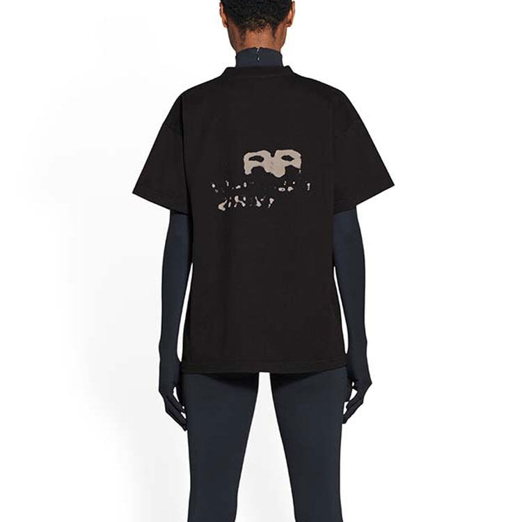 Kaos Pendek Balenciaga dengan Motif Gambar/Cetak, Cocok untuk Pria dan Wanita -BL-18