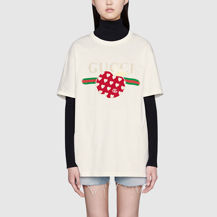 GUCCI Kaos Logo Seri Huruf, Unisex, COD '"    '"  G-20