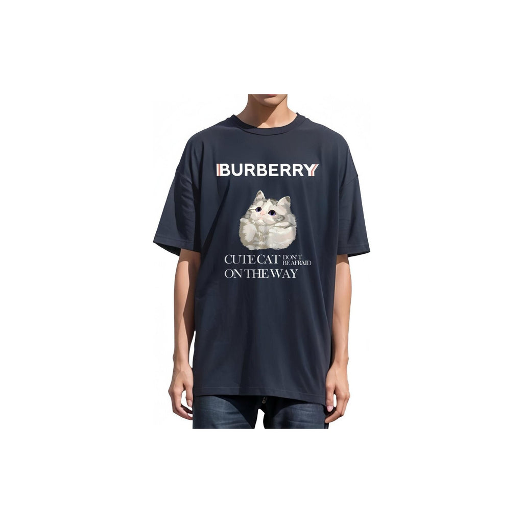Burberry Kaos Logo Seri Huruf, Unisex, COD '"B-27