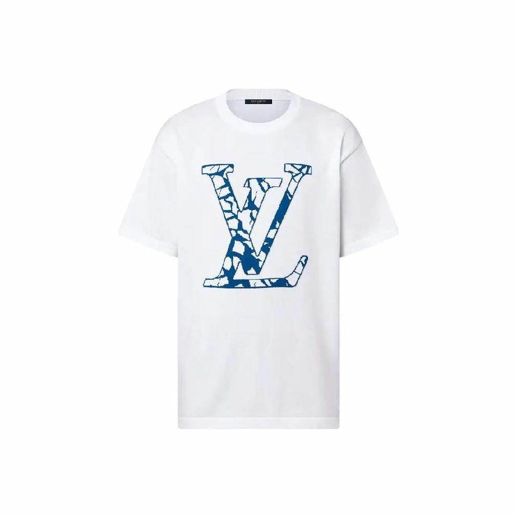 LV Kaos Logo Seri Huruf, Unisex, COD '-L-17
