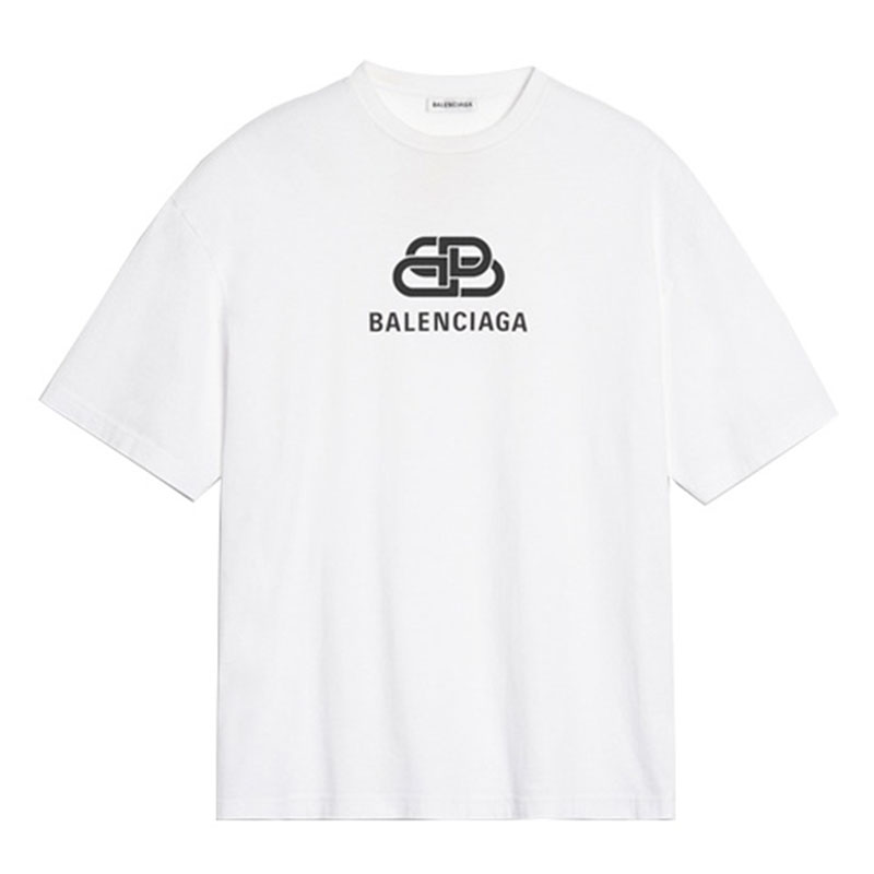 Kaos Pendek Balenciaga dengan Motif Gambar/Cetak, Cocok untuk Pria dan Wanita -BL-24