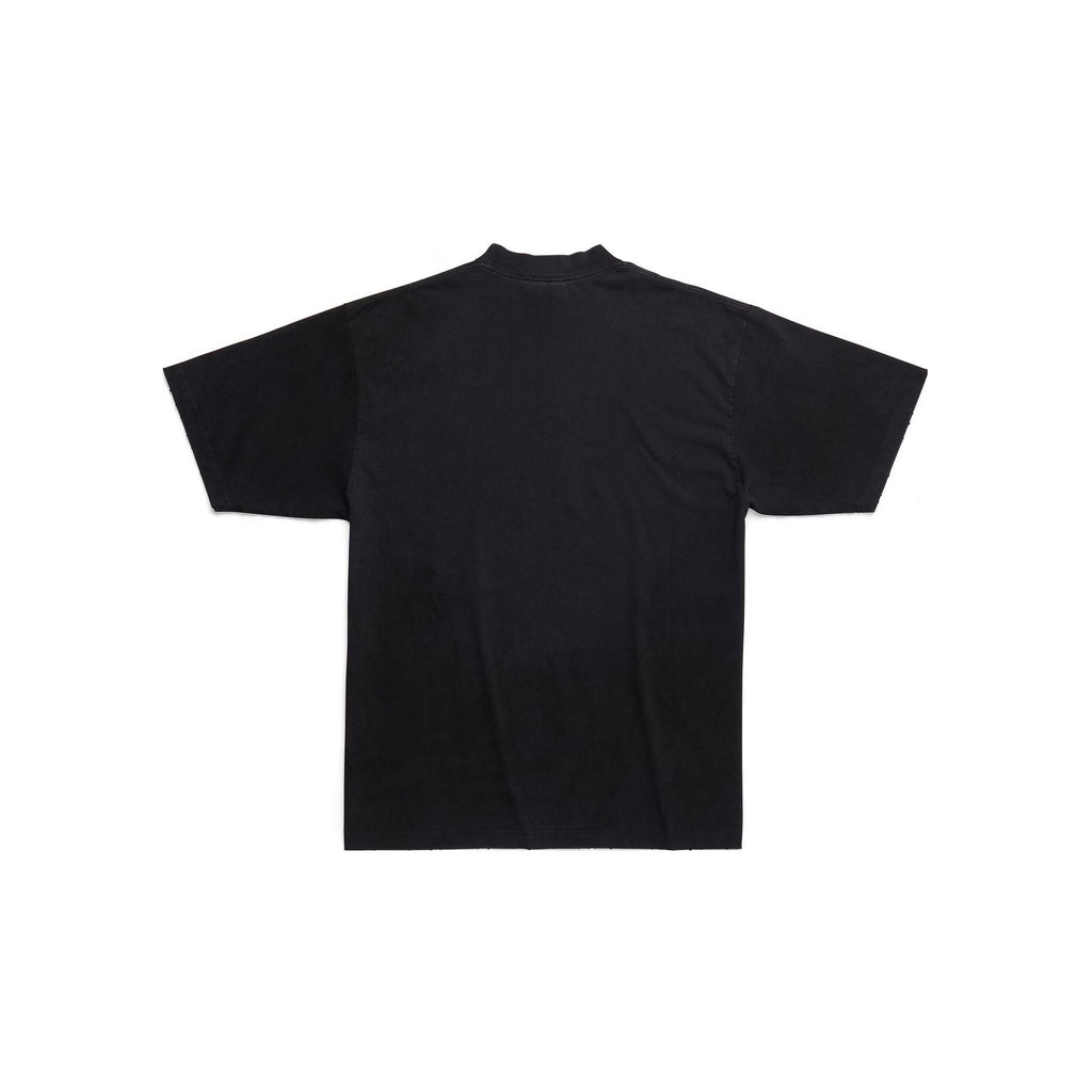 Kaos Pendek Balenciaga dengan Motif Gambar/Cetak, Cocok untuk Pria dan Wanita -BL-22